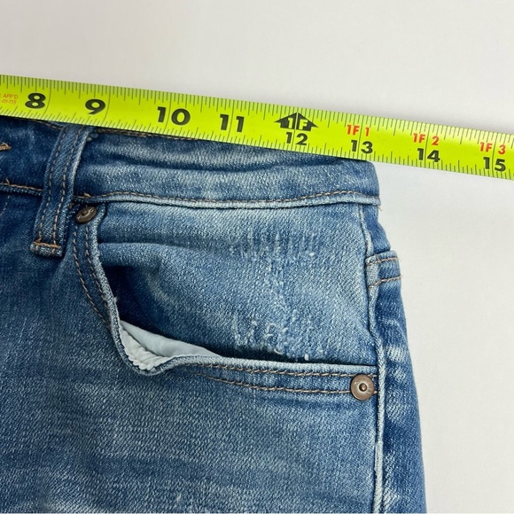 KANCAN Junior Women’s Blue Jeans Sz 5/26 Distressed Ripped & Torn Stretch - Picture 8 of 13